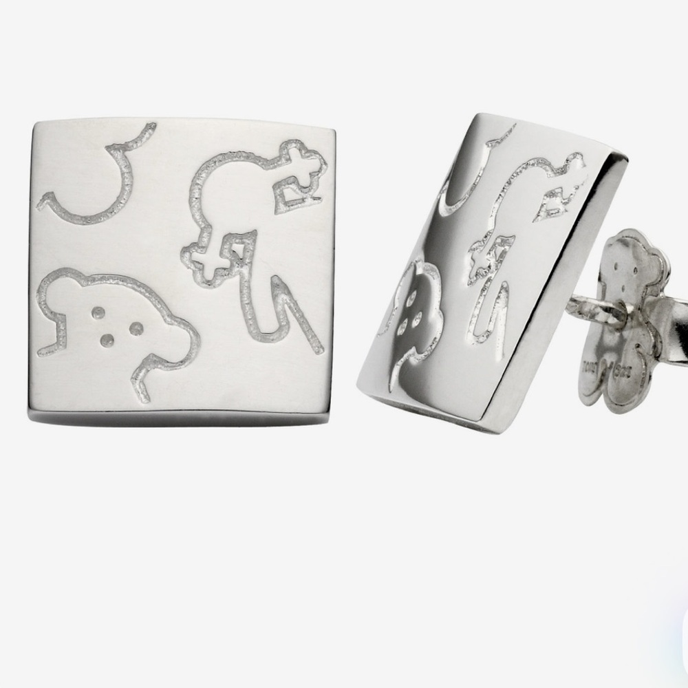 TOUS TS sterling silver earrings